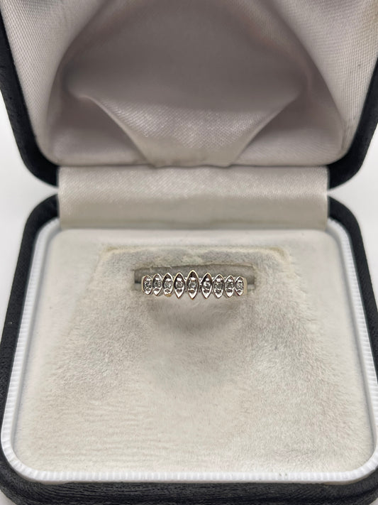 9ct gold diamond ring