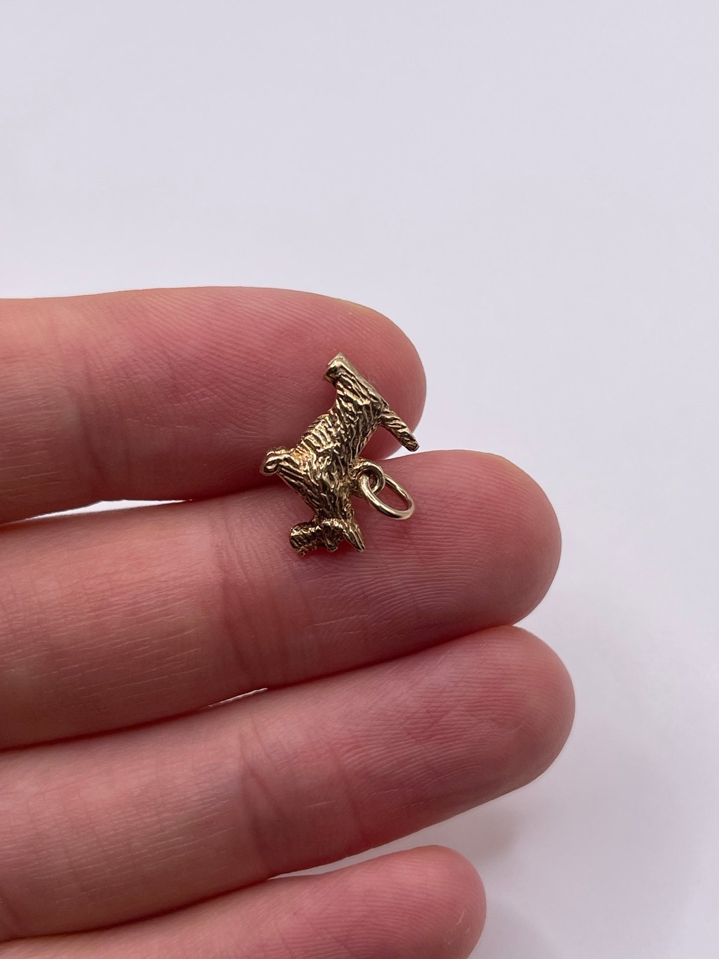 9ct gold dog charm