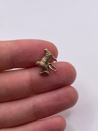 9ct gold dog charm