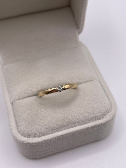 9ct gold diamond ring