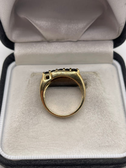 9ct gold sapphire ring