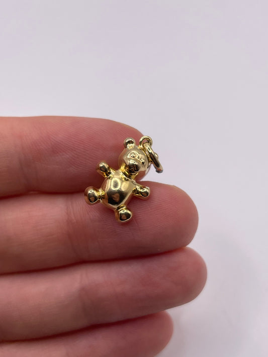 9ct gold bear charm