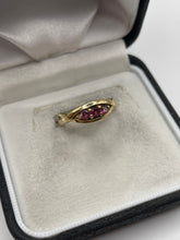 Load image into Gallery viewer, 9ct gold tourmaline ring

