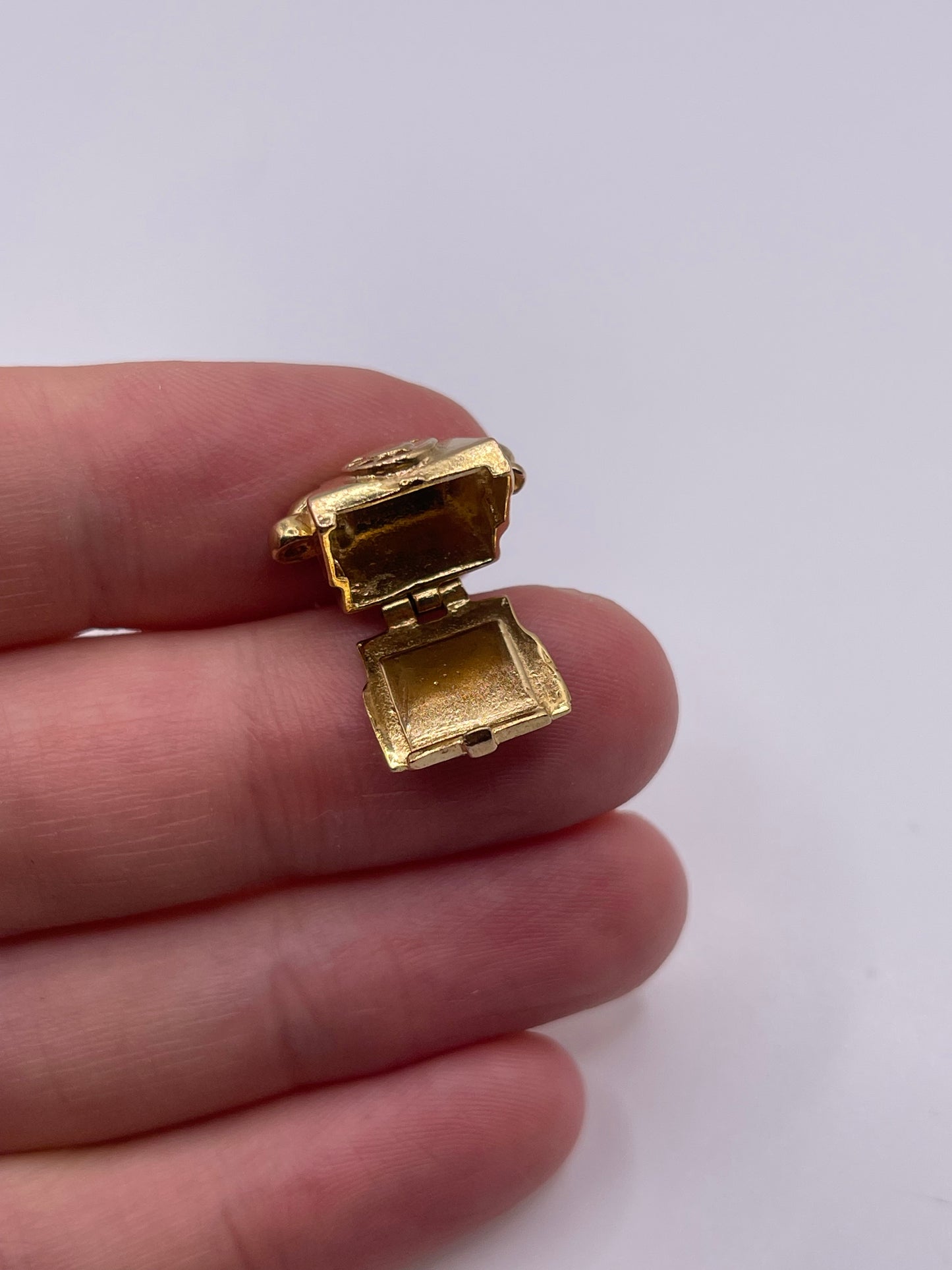 9ct gold telephone charm