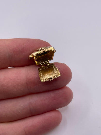 9ct gold telephone charm