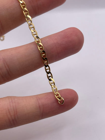 9ct gold bracelet / anklet
