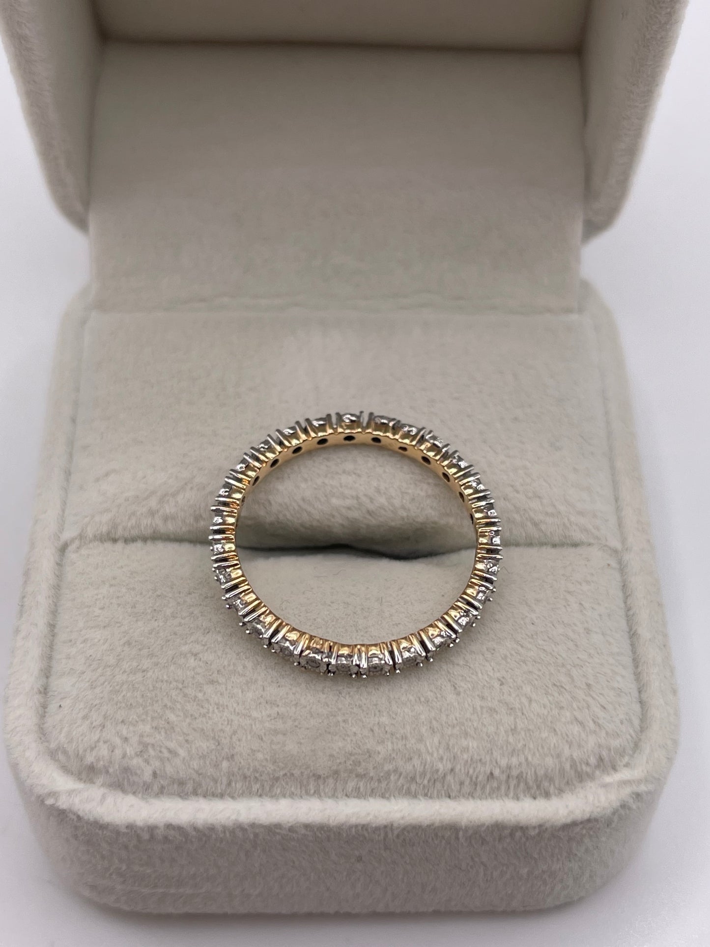 18ct gold diamond eternity ring