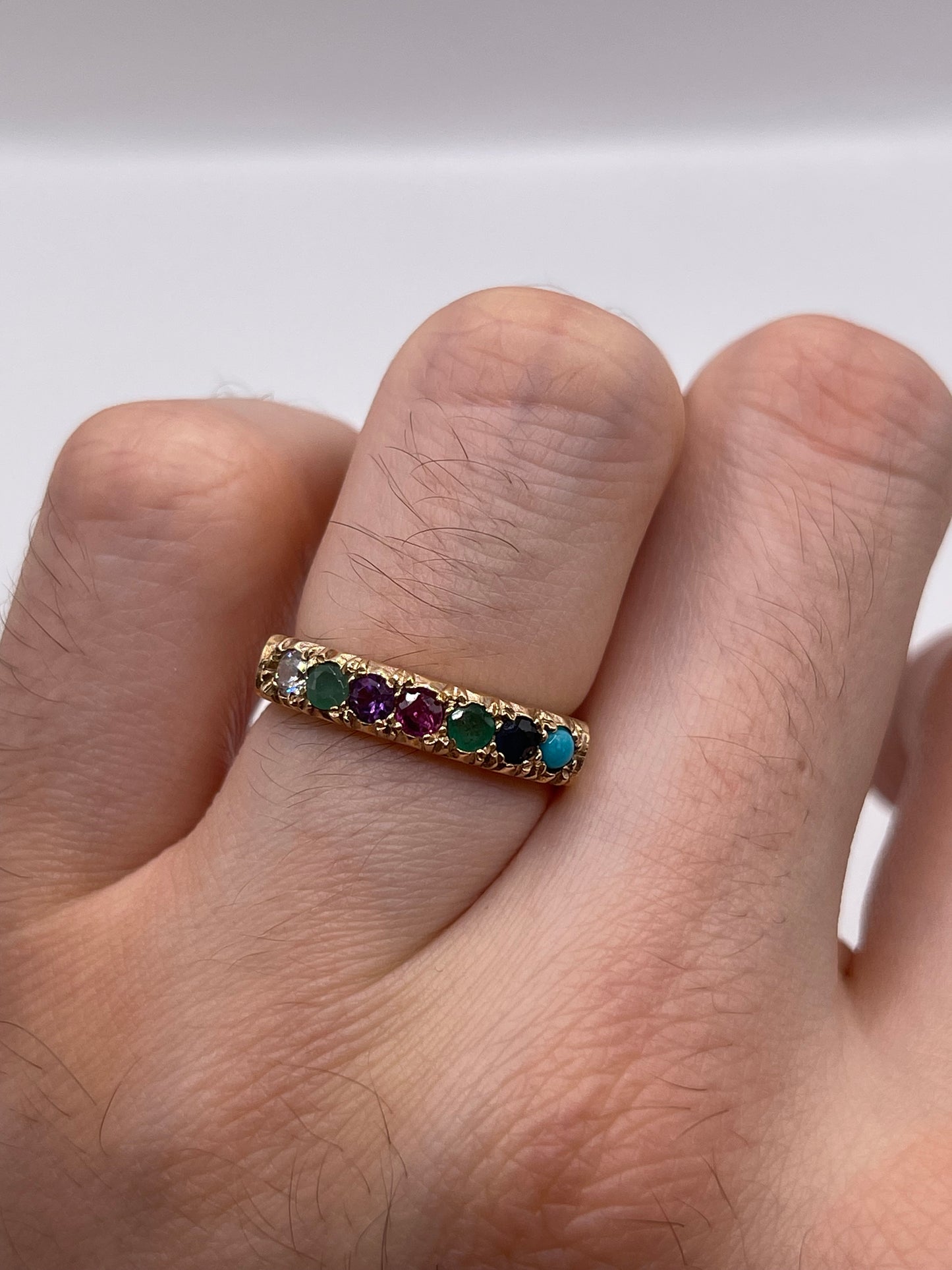 9ct gold dearest ring