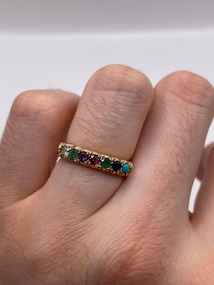 9ct gold dearest ring