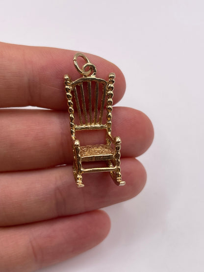 9ct gold chair pendant