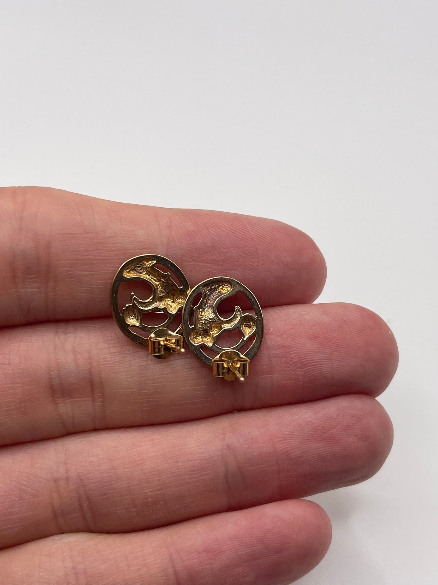 9ct gold earrings