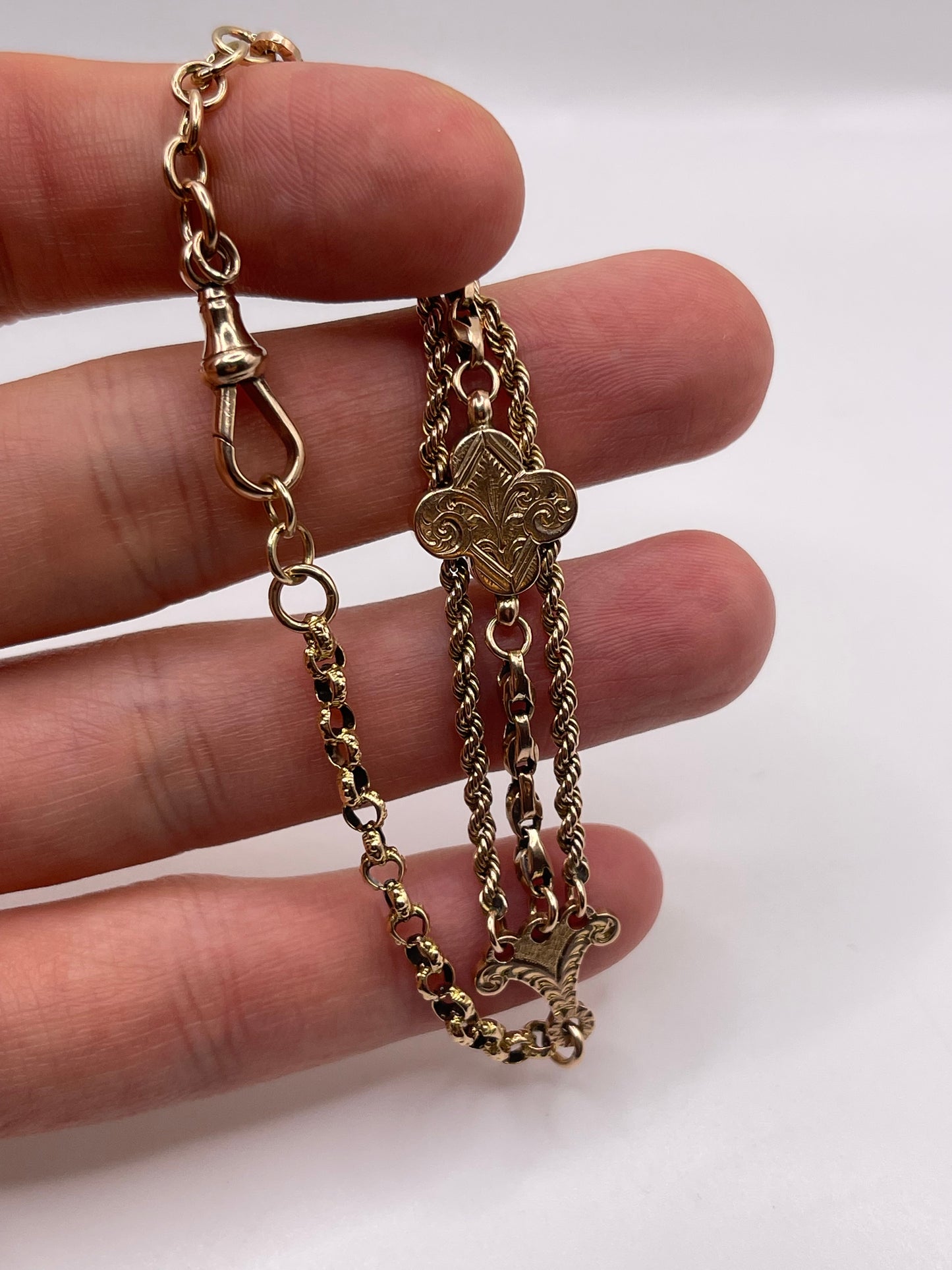9ct rose gold bracelet