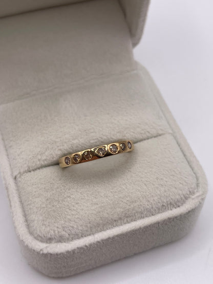 9ct gold diamond ring