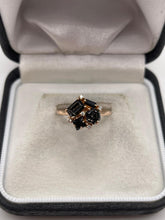 Load image into Gallery viewer, 14ct rose gold spinel and diamond ring
