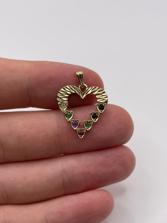 9ct gold dearest heart pendant