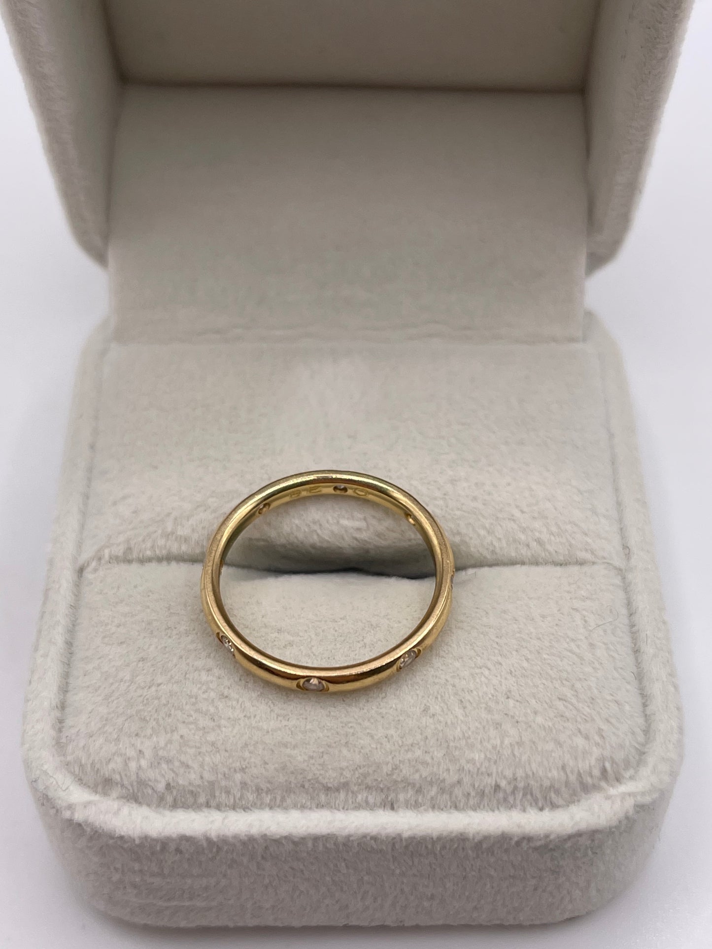 18ct gold diamond eternity ring