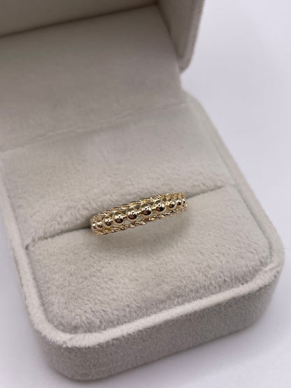 9ct gold keepers ring