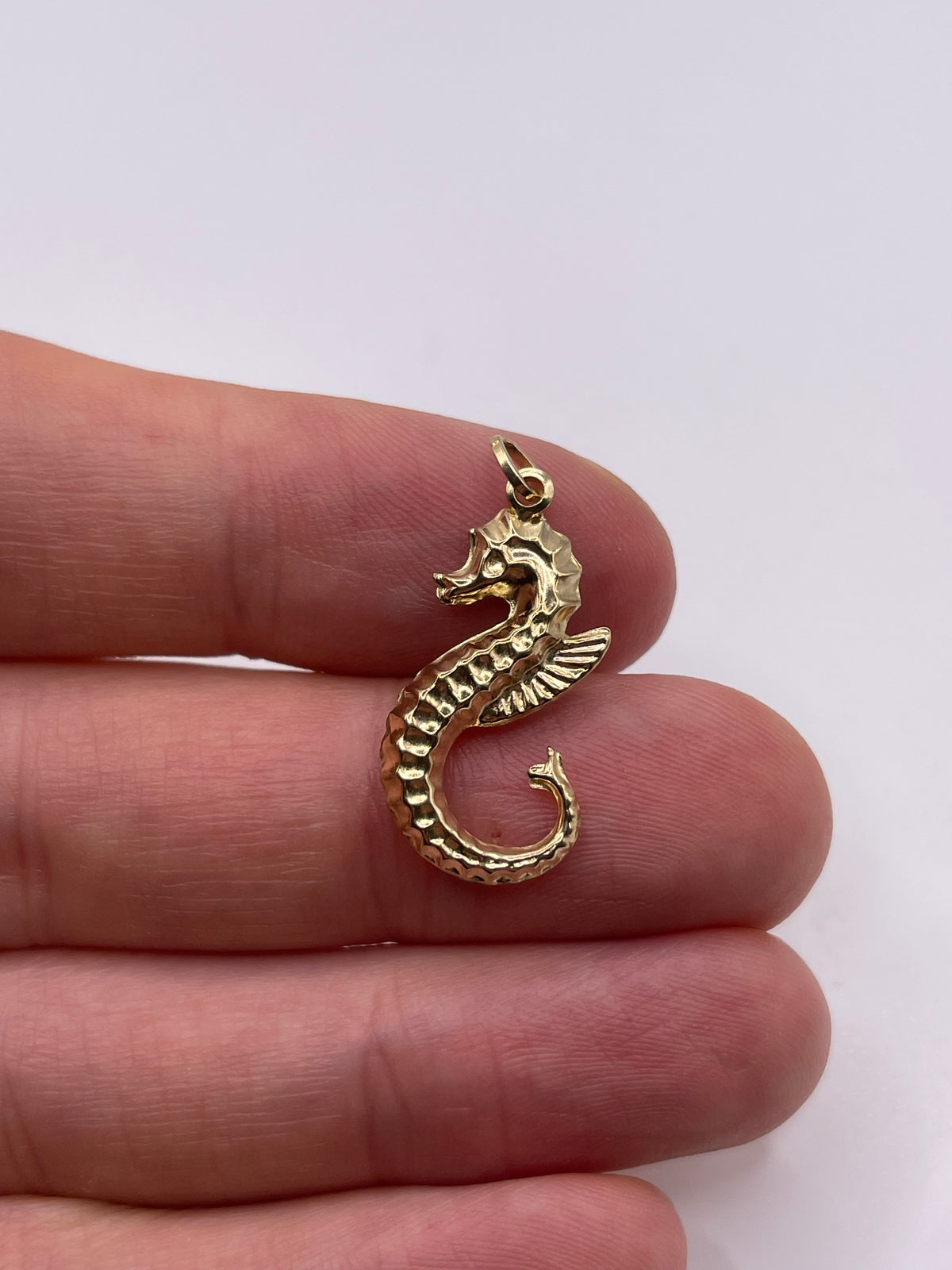 9ct gokd seahorse charm