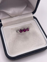 Load image into Gallery viewer, Silver almandine garnet ring
