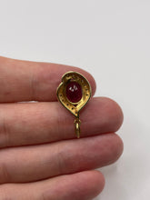 Load image into Gallery viewer, 18ct gold ruby and diamond pendant
