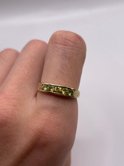9ct gold sphene ring