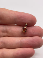 Load image into Gallery viewer, 9ct gold brown zircon pendant
