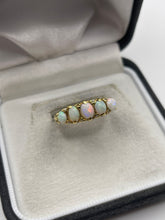 Load image into Gallery viewer, 18ct gold opal and diamond ring
