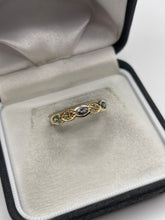 Load image into Gallery viewer, 9ct gold tanzanite and diamond ring

