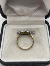 Load image into Gallery viewer, 9ct gold diopside and diamond ring
