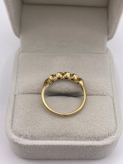 9ct gold diamond ring