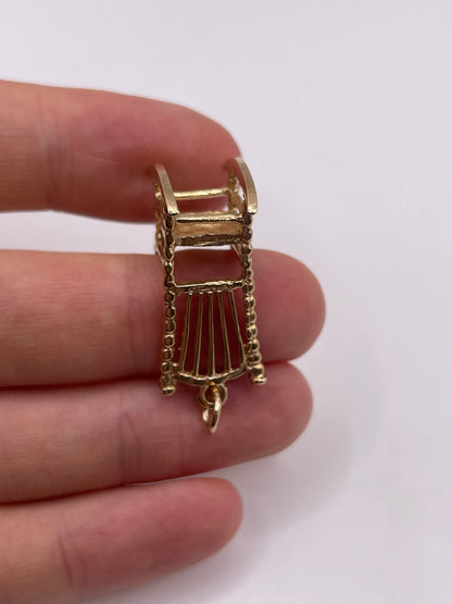 9ct gold chair pendant