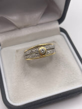 Load image into Gallery viewer, 14ct gold diamond ring
