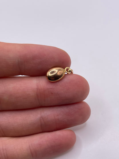 9ct gold coffee bean charm