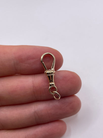9ct gold dog clip B