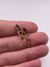 Load image into Gallery viewer, 9ct gold amethyst earrings
