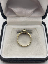 Load image into Gallery viewer, 9ct gold sapphire and diamond ring
