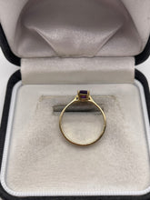Load image into Gallery viewer, 9ct gold amethyst ring
