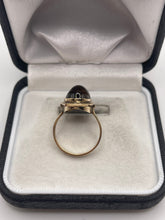 Load image into Gallery viewer, 9ct gold tigers eye ring
