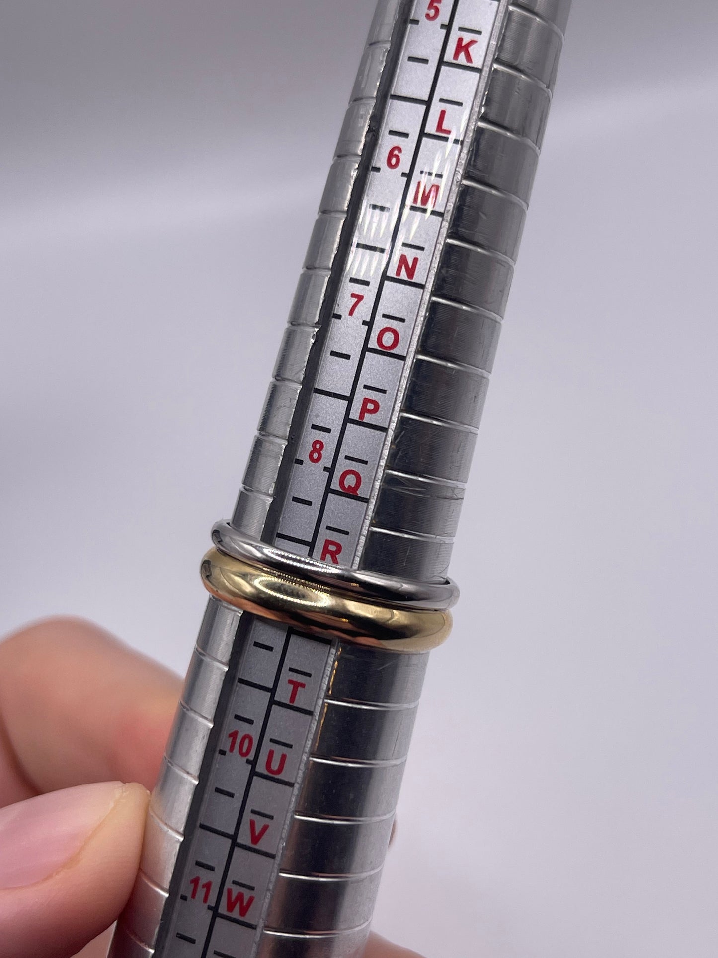 9ct two tone gold ring