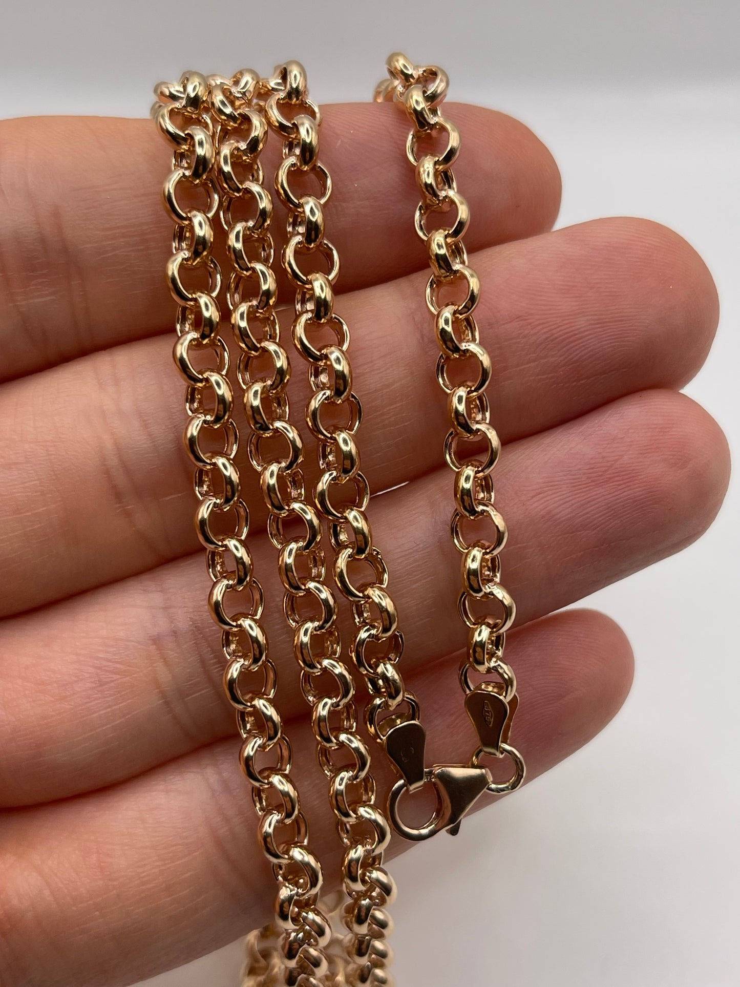 9ct rose gold chain 482
