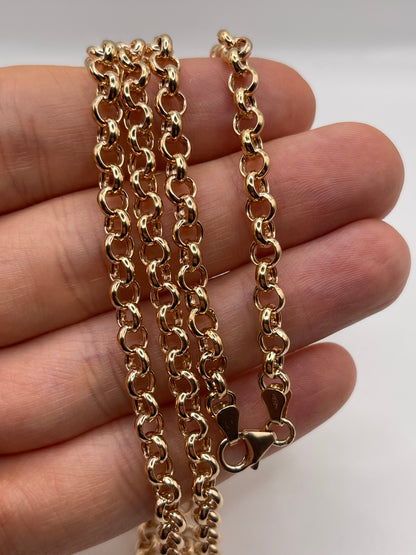 9ct rose gold chain 482