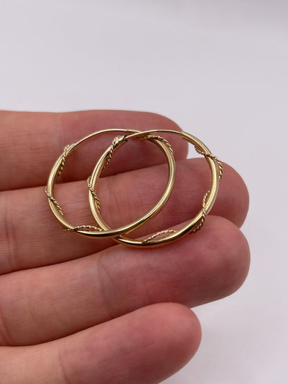 9ct gold earrings