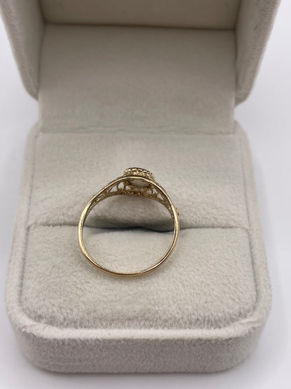 9ct gold opal ring