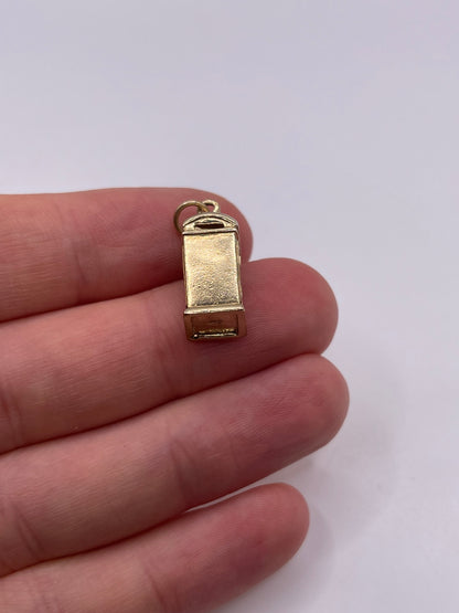 9ct gold phone box charm