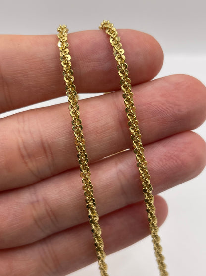 9ct gold chain 187