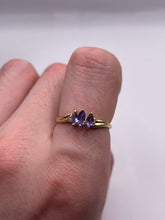 Load image into Gallery viewer, 9ct gold tanzanite and diamond ring
