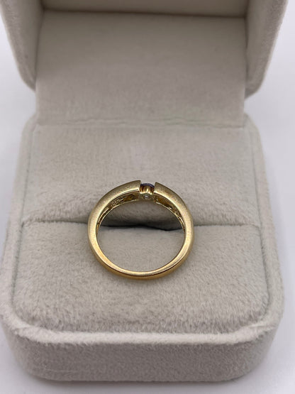 9ct gold tanzanite ring