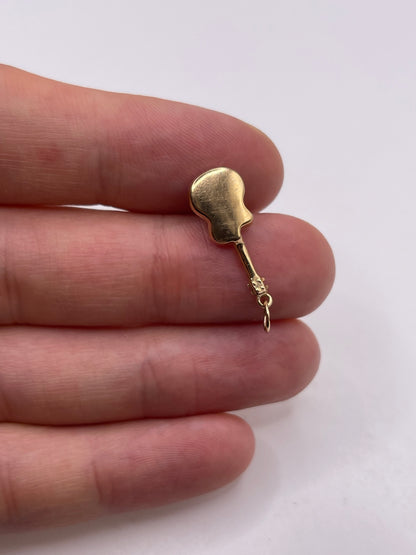 9ct gold guitar charm