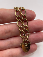 Load image into Gallery viewer, 9ct gold charm bracelet
