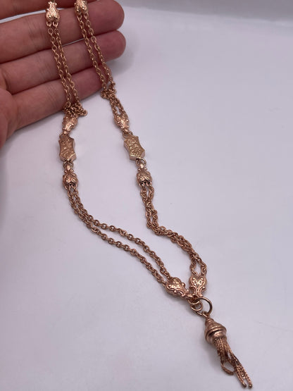 9ct rose gold chain 519